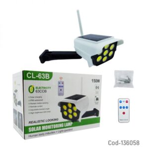 پروژکتور خورشیدی طرح دوربین کنترل دار با نور مهتابی