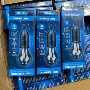 لامپ شارژی آویزی مدل HK-169 (چراغ چادر آویز دار) به صورت عمده